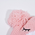 Детская двойная вязаная шляпа для зимы для зимы